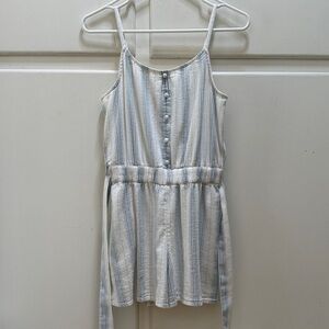 Abercrombie kids Striped Sleeveless Romper 15/16